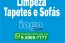 Lavagem de sofás e tapetes