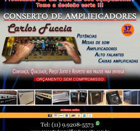Conserto de Amplificadores Mus...
