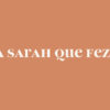 A Sarah Que Fez Cestas de Café...